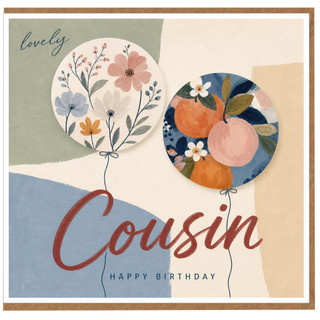 Cousin Birthday Card, Lovely Happy Birthday Card