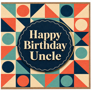 Uncle Birthday Card, Happy Birthday Uncle Card