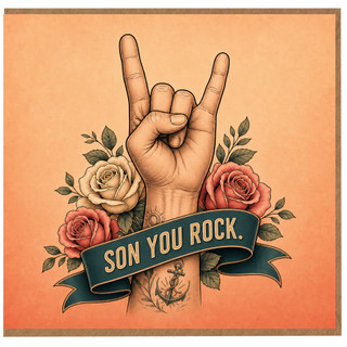 Son You Rock Card