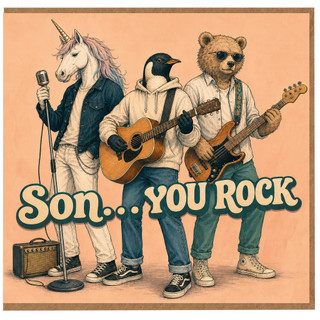 Son You Rock Card