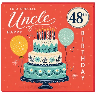 Uncle 48th Birthday Card