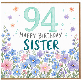 94th Birthday Sister Card