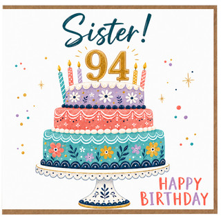 Sister 94th Birthday Card