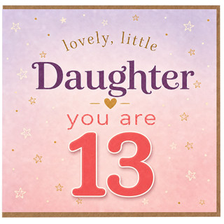 Daughter 13th Birthday Card