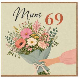 Mum 69th Birthday Card
