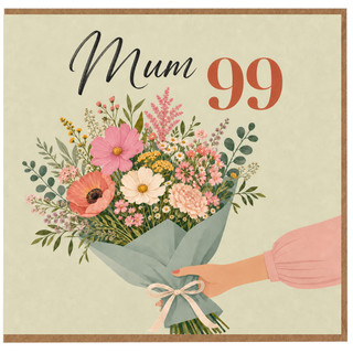 Mum 99th Birthday Card