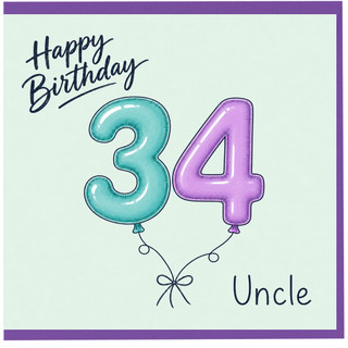 Uncle 84th Birthday Card