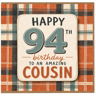 94th Birthday Card for Cousin