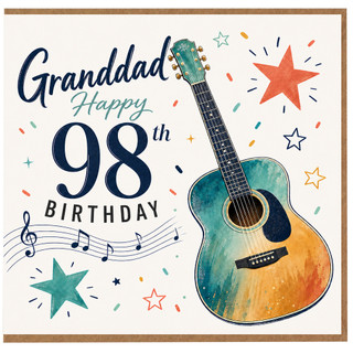 Granddad 98th Birthday Card