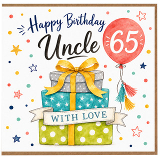 65th Birthday Uncle Card
