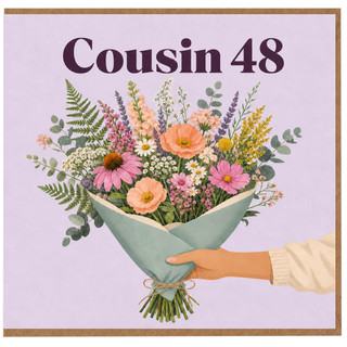 Cousin 48th Birthday Card