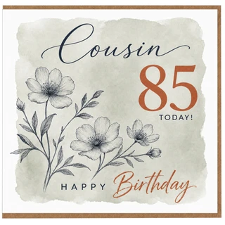 Cousin 85th Birthday Card