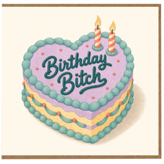 Birthday Card, Funny Birthday Card for Her