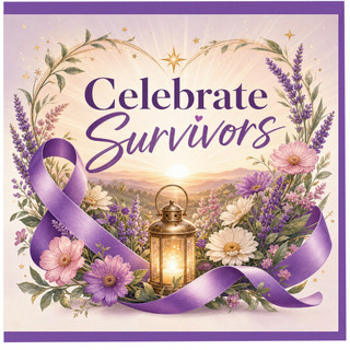 Birthday Card, Celebrate Survivors Floral Support Card