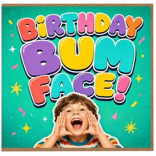 Birthday Card, Funny Kids Birthday Card