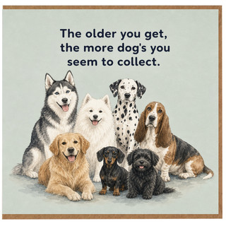 Birthday Card, The Older You Get Quote Card