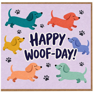 Birthday Card, Happy Woof - Day Greeting Card
