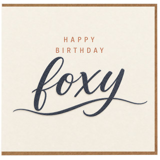 Birthday Card, Happy Birthday Foxy Card