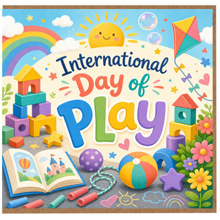 Birthday Card, International Day of Play Card