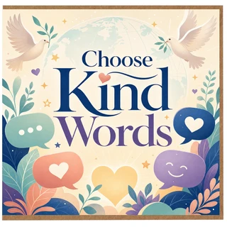 Birthday Card, Choose Kind Words Greeting Card