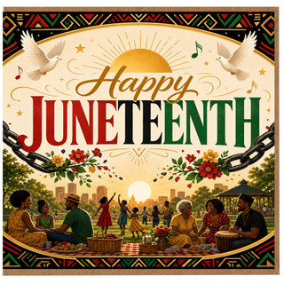 Birthday Card, Happy Juneteenth Card