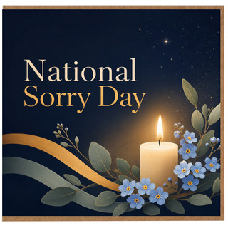 Birthday Card, National Sorry Day Card