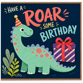 Birthday Card, Have a Roarsome Birthday Card