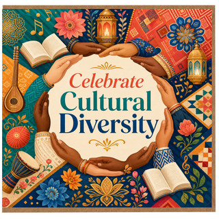 Birthday Card, Celebrate Cultural Diversity Greeting Card