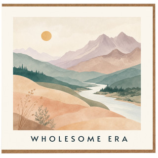 Birthday Card, Wholesome Era Mountain Scene Card