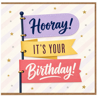 Birthday Card, Hooray It’s Your Birthday
