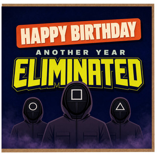 Birthday Card, Happy Birthday Another Year Eliminated Gaming Style Card