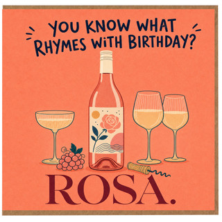 Birthday Card, Funny Wine Pun Birthday Card