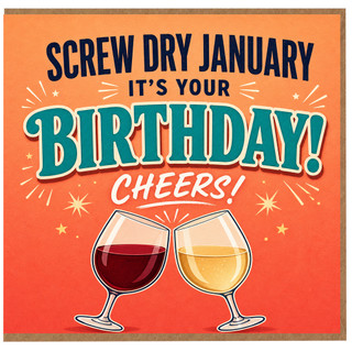Birthday Card, Funny Wine Lover Birthday Card
