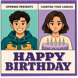 Birthday Card, Funny Illustrated Birthday Greeting Card