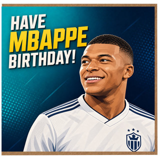 Birthday Card, Football Fan Greeting Card
