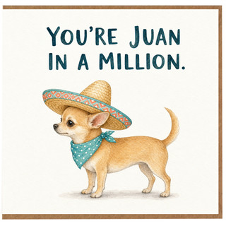 Birthday Card, Funny Chihuahua Greeting Card