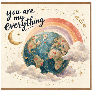 Birthday Card, You Are My Everything Card