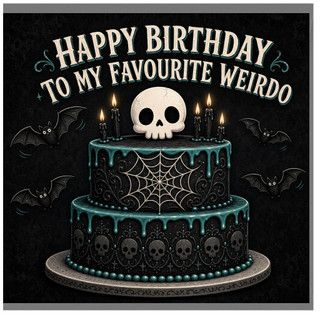 Birthday Card, for My Favourite Weirdo