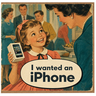 Birthday Card, Retro Vintage Style Humour Greeting Card