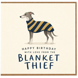 Birthday Card, Blanket Thief Birthday Card