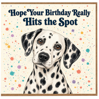 Birthday Card, Hope Your Birthday Really Hits the Spot