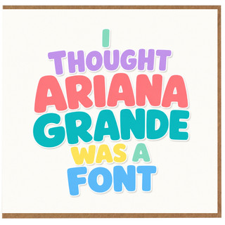 Birthday Card, Funny Pop Culture Greeting Card