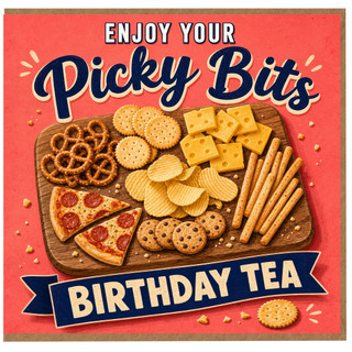 Birthday Card, Picky Bits Birthday Card