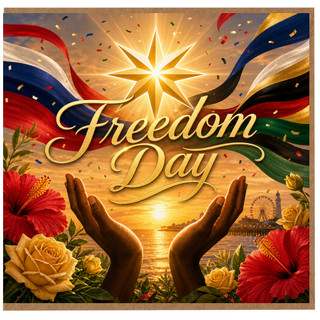 Birthday Card, Freedom Day Card