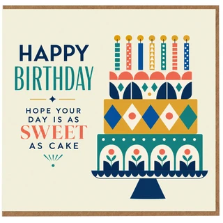 Birthday Card, Hope Your Day Is as Sweet as Cake Birthday Card