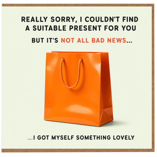 Birthday Card, Self Gift Card, I Got Myself Something Lovely