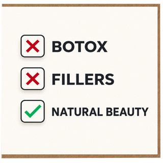 Birthday Card, Botox and Fillers Alternative Greeting Card