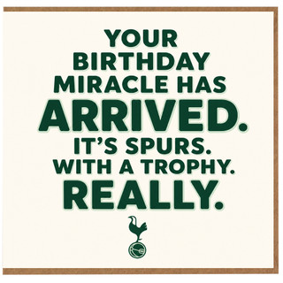 Birthday Card, Tottenham Hotspur Fan Card