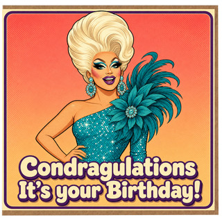 Birthday Card, Congratulations It's Your Birthday Card