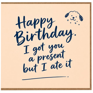Birthday Card, Happy Birthday Funny Pun Card